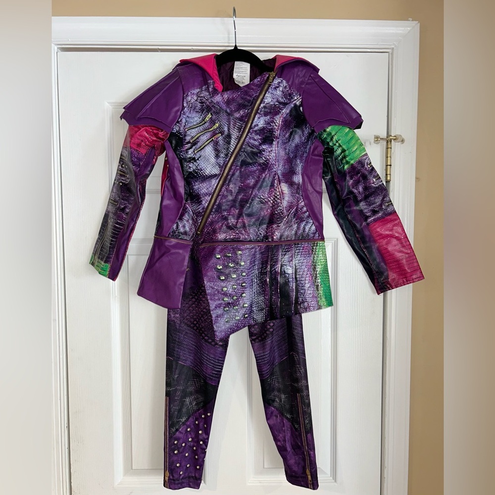 Purple Descendants Mal-inspired Kids Costume Jacket and Pants
